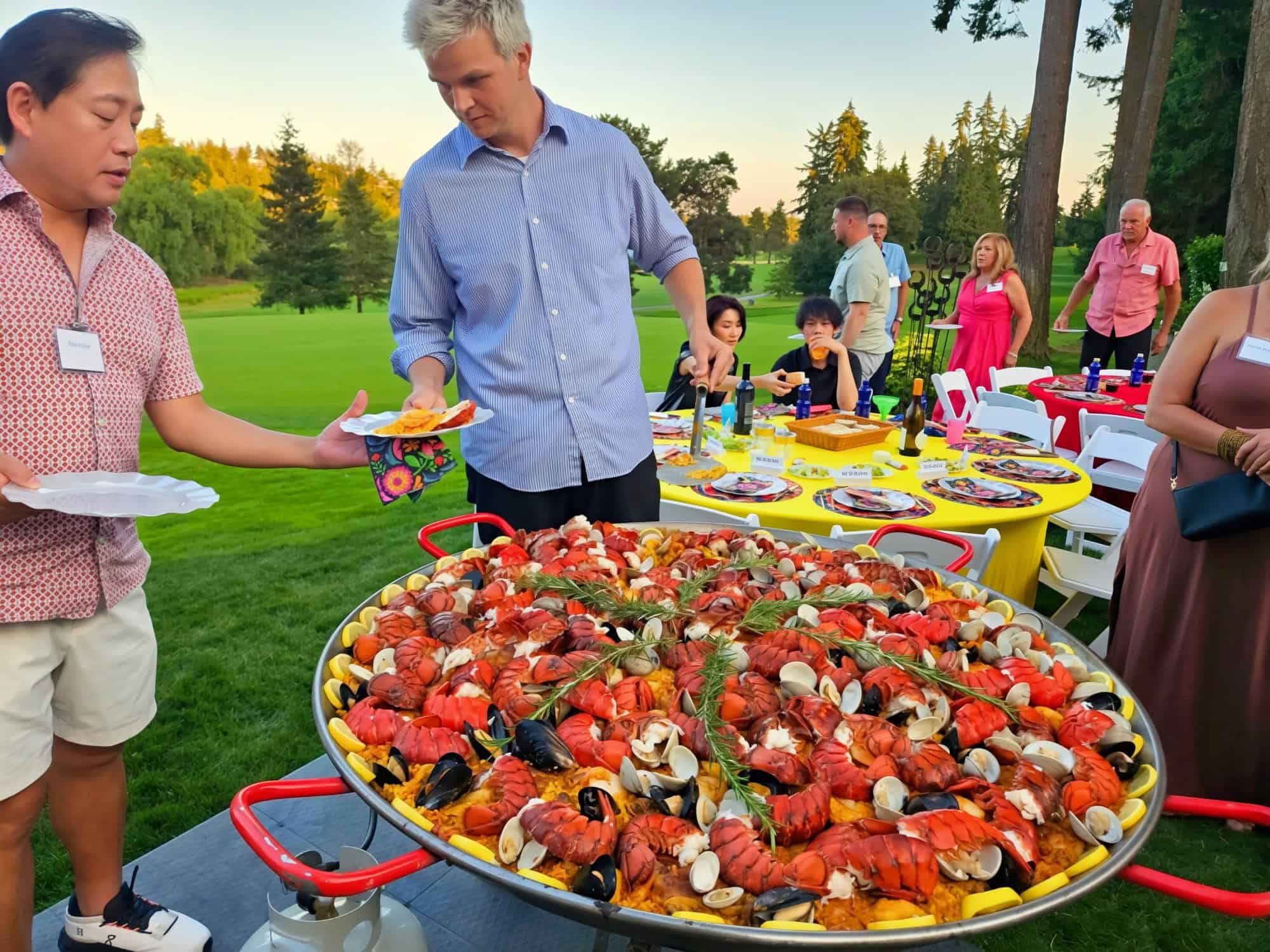 Spanish Flavor Open Air Paella
