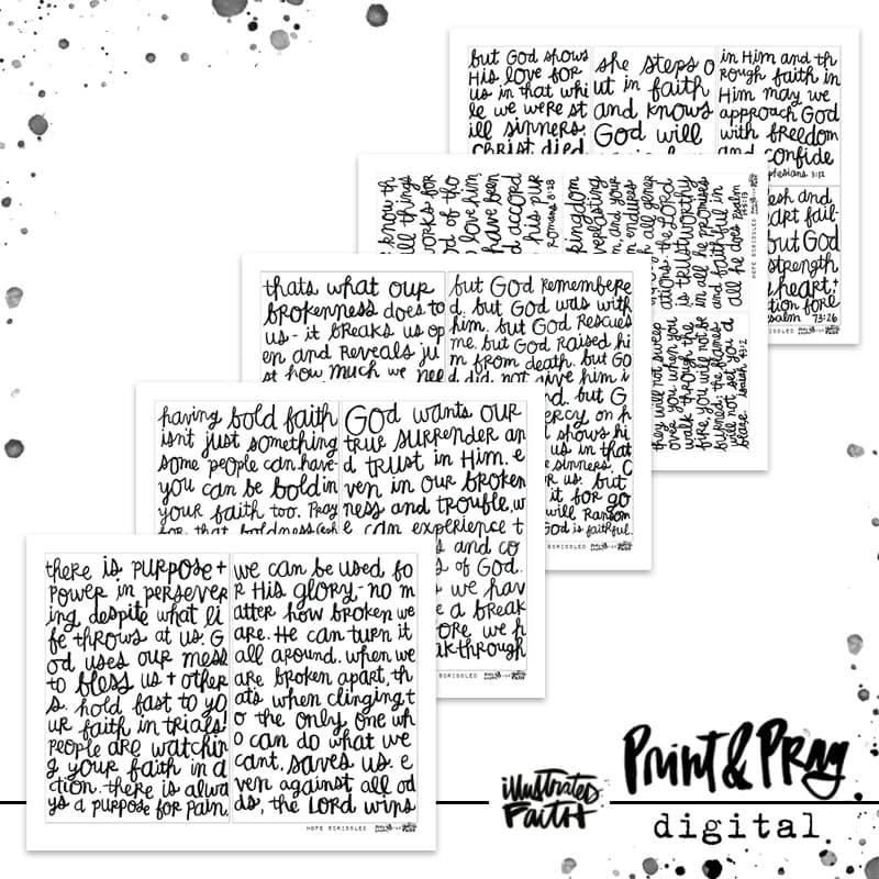 Hope Scribbled - Illustrated Faith