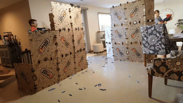 Nerf fort battle