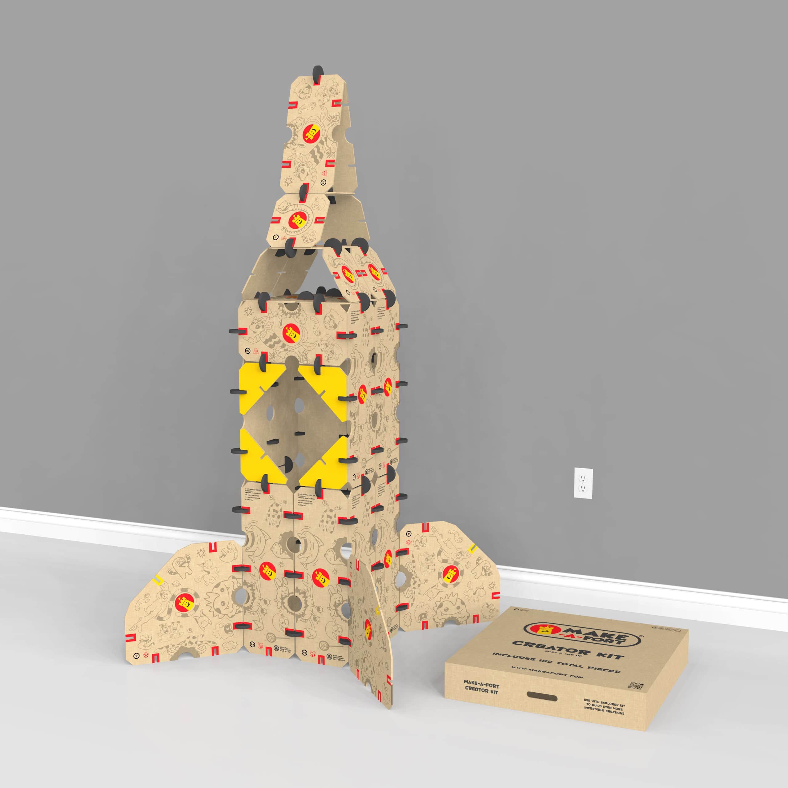 Build a cardboard rocket