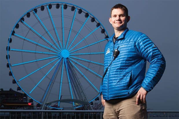 The Man Behind Seattle's Great Wheel Light Displays