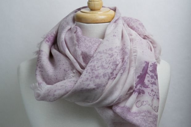 The Perfect Spring Outfit Accessory: Lightweight, Hand-Painted Wool Scarves