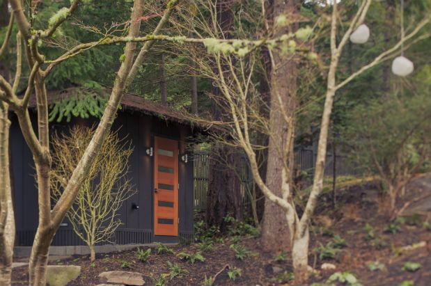 How One Seattle Couple Created an Outdoor Sauna from an old Garden Shed