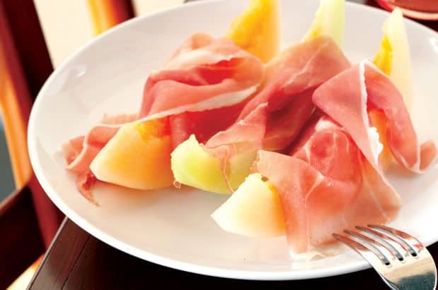 Ripe Melon with Prosciutto