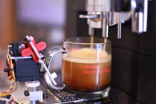 Zipwhip's Espresso-making Robot
