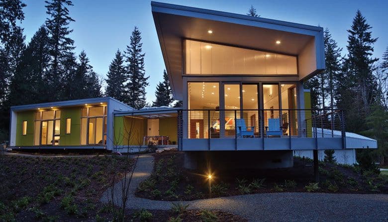 AIA Home of Distinction: Inside a Wooded Whidbey Island Residence