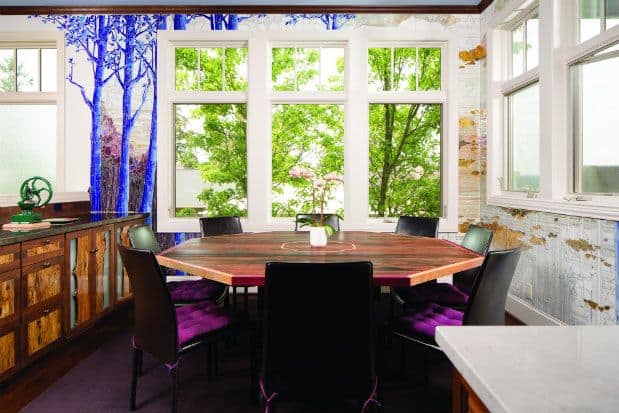Mediterranean-Inspired Mosaic Infuses Home with Enchanting Pop of Color