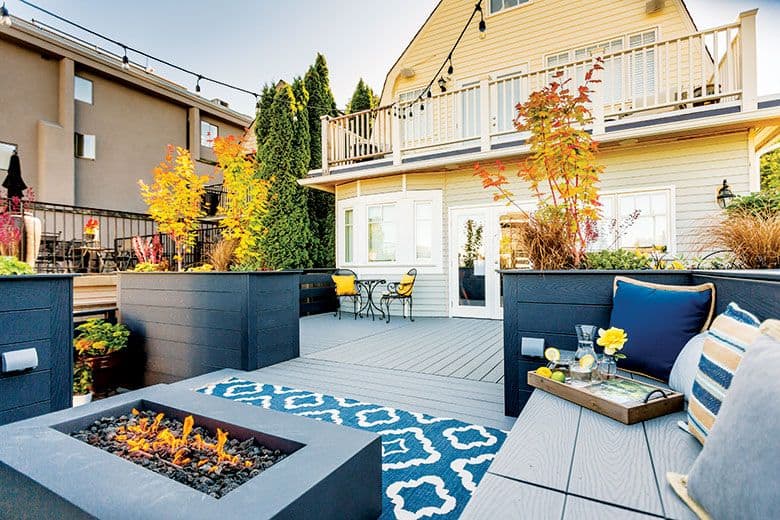 This Queen Anne Dream Deck is an Intimate Backyard Sanctuary