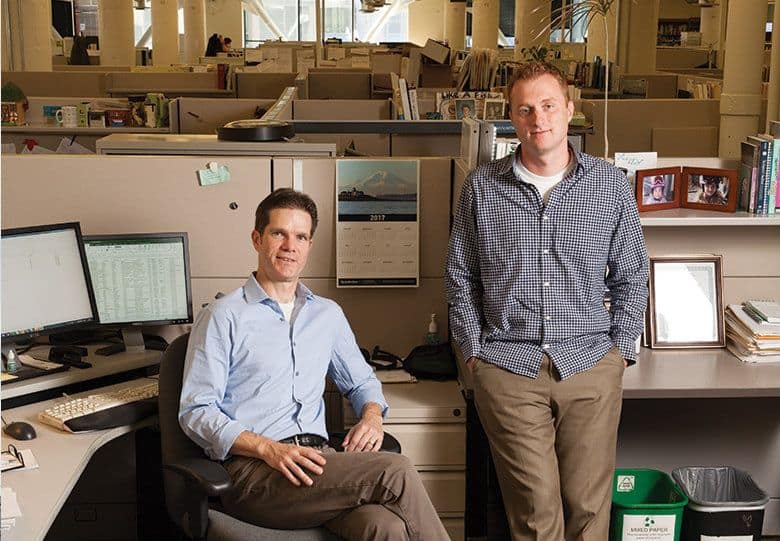 Most Influential Seattleites of 2017: Seattle Times' Justin Mayo and Mike Baker