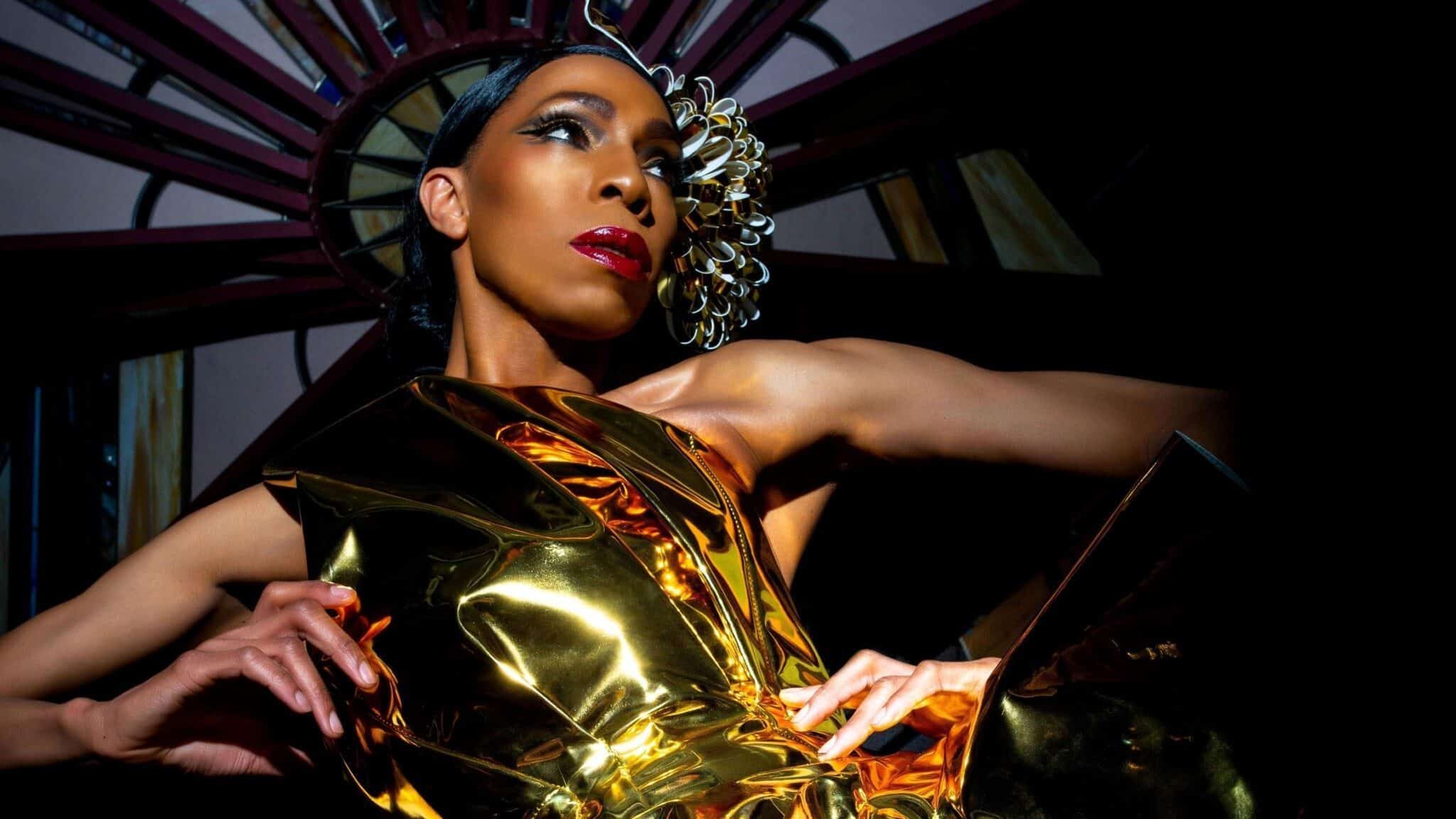 Model: Ade A Connere in a garment by Jordan Christianson