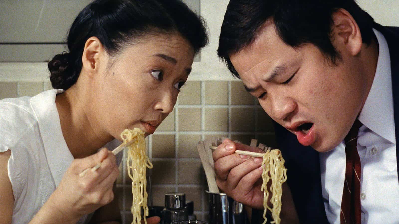 This week, two people are sitting at a table, enjoying ramen noodles with chopsticks—it's definitely one of those fun things that should be on your must list.
