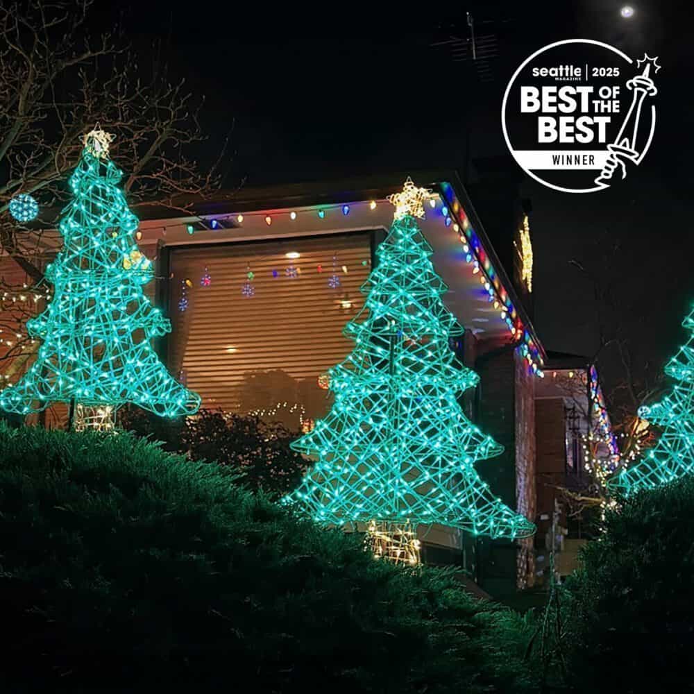 Best Neighborhood For Holiday Lights: Olympic Manor