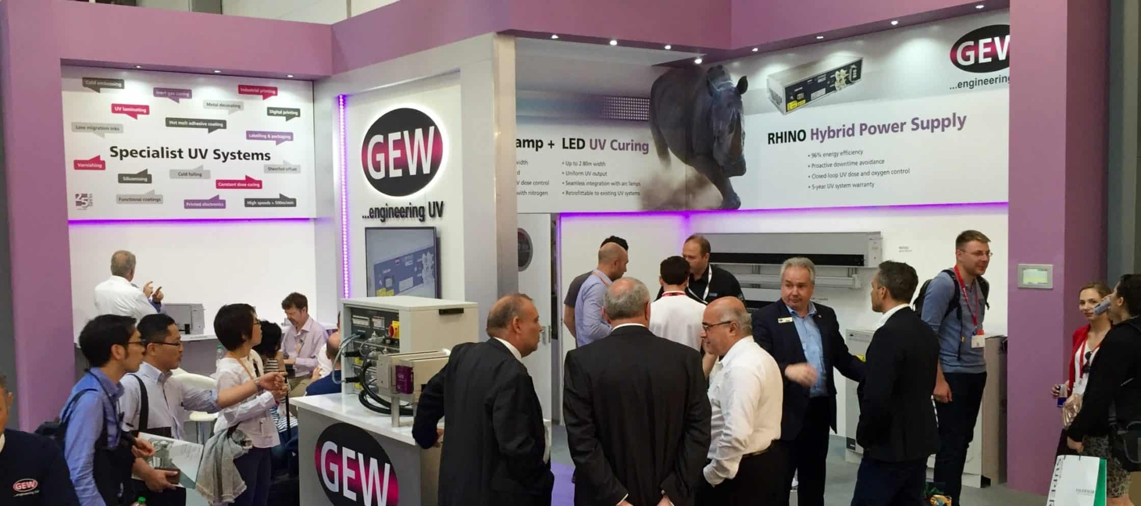 GEW stand at drupa 2016