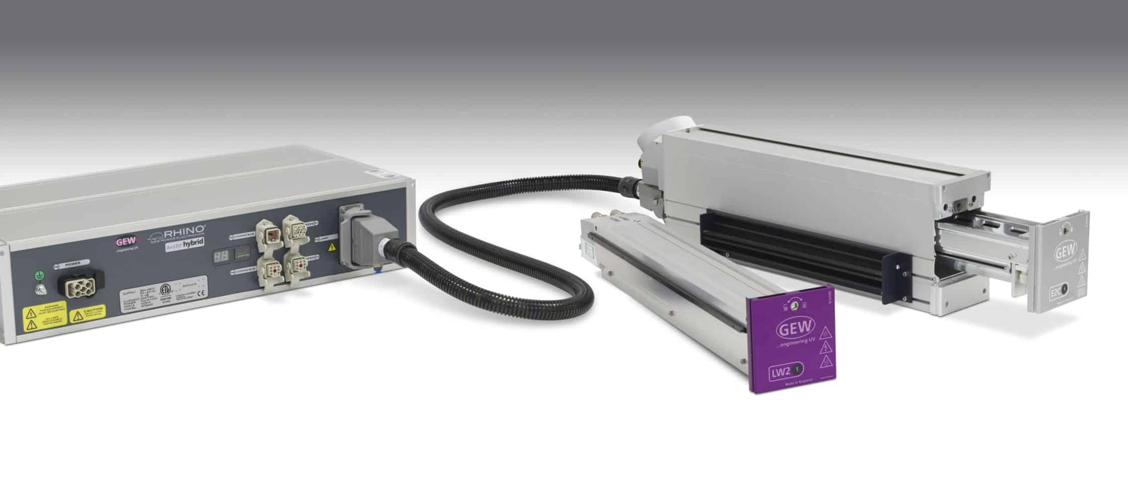 GEW ArcLED hybrid UV curing system