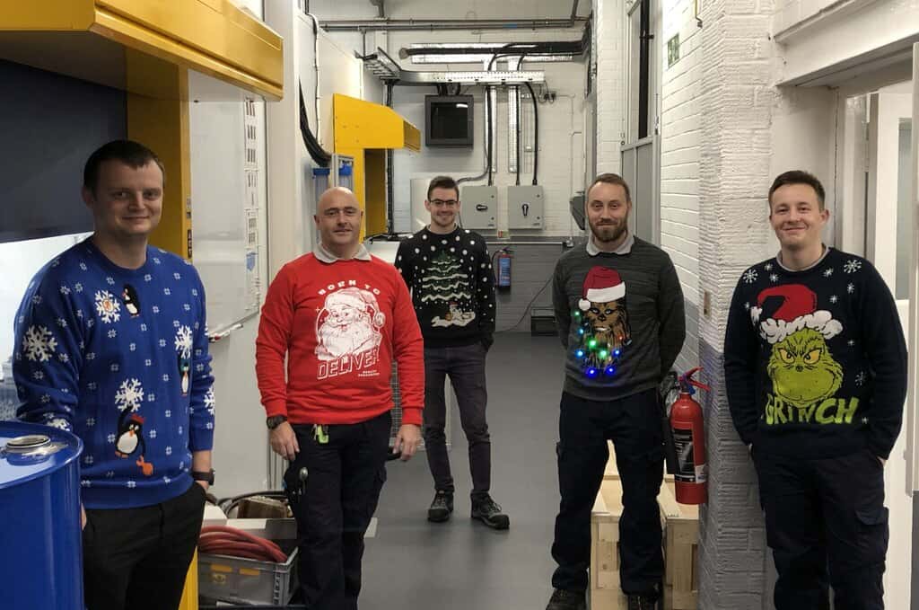Xmas Jumpers 2020, with donations sent to Air Ambulance Kent Surrey & Sussex (AAKSS)