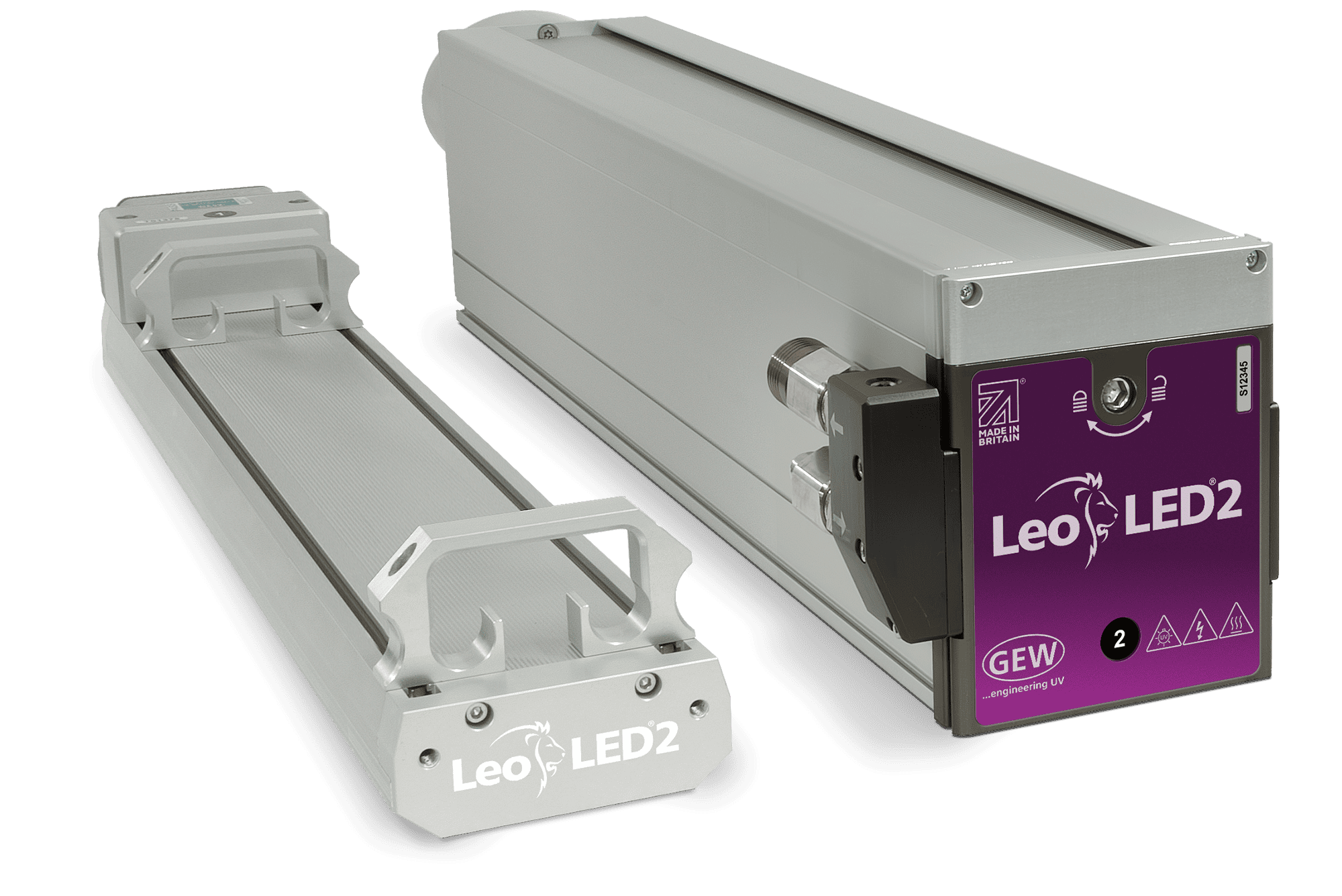 LeoLED2 is GEW’s next generation, water-cooled, highest power UV LED curing system. It comes in a compact and a cassette version, designed for the toughest applications.