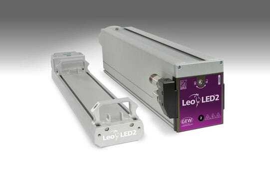 LeoLED2是GEW最高功率的水冷式UV LED固化系统，适用于最苛刻的应用。