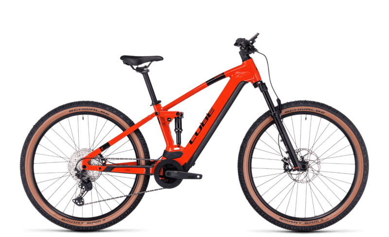 Cube Stereo Hybrid 120 Yarış 750 Sparkorange´n´black (2023)