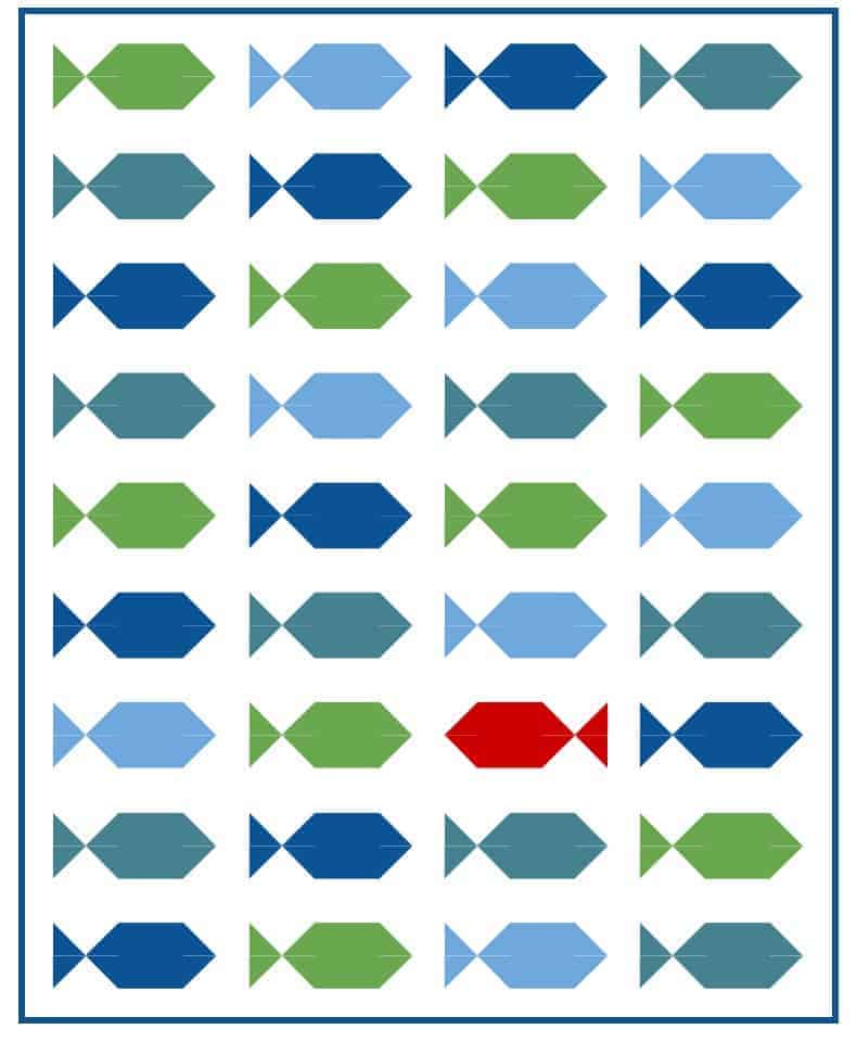 A Fish Quilt Block (and some Scrap Quilt Ideas) - Bonjour Quilts a-fish-quilt-block-and-some-scrap-quilt-ideas-bonjour-quilts