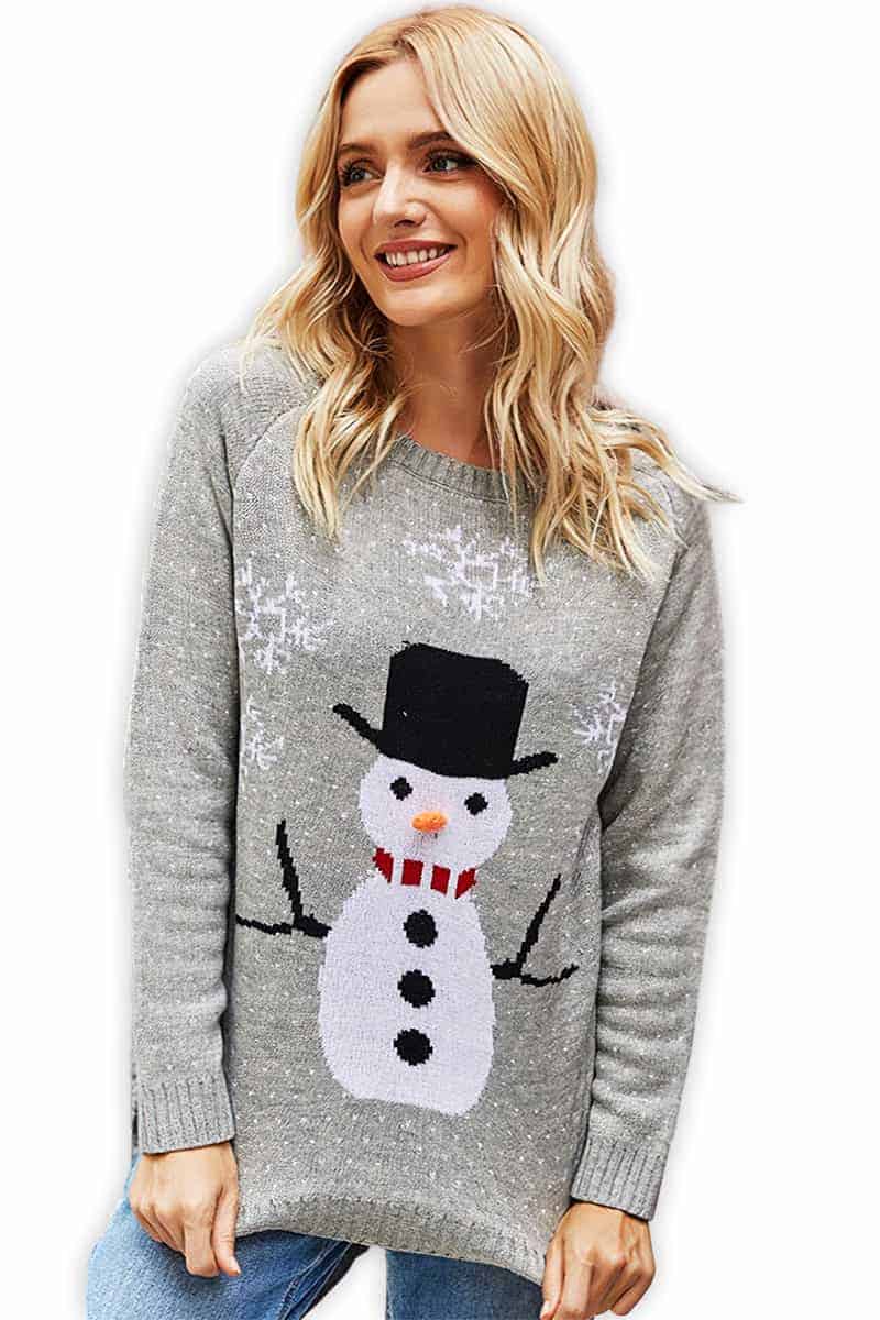 Pull Bonhomme De Neige – Sèche-Cheveux Et Braquage – Drôle
