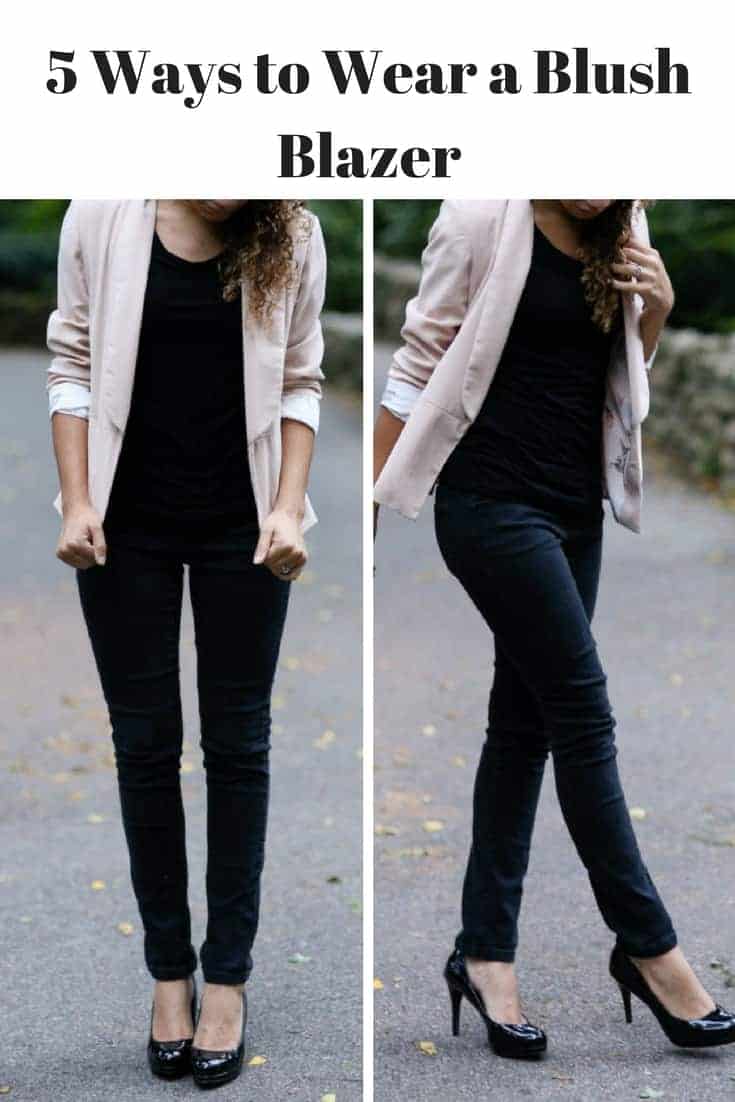 pink blazer style