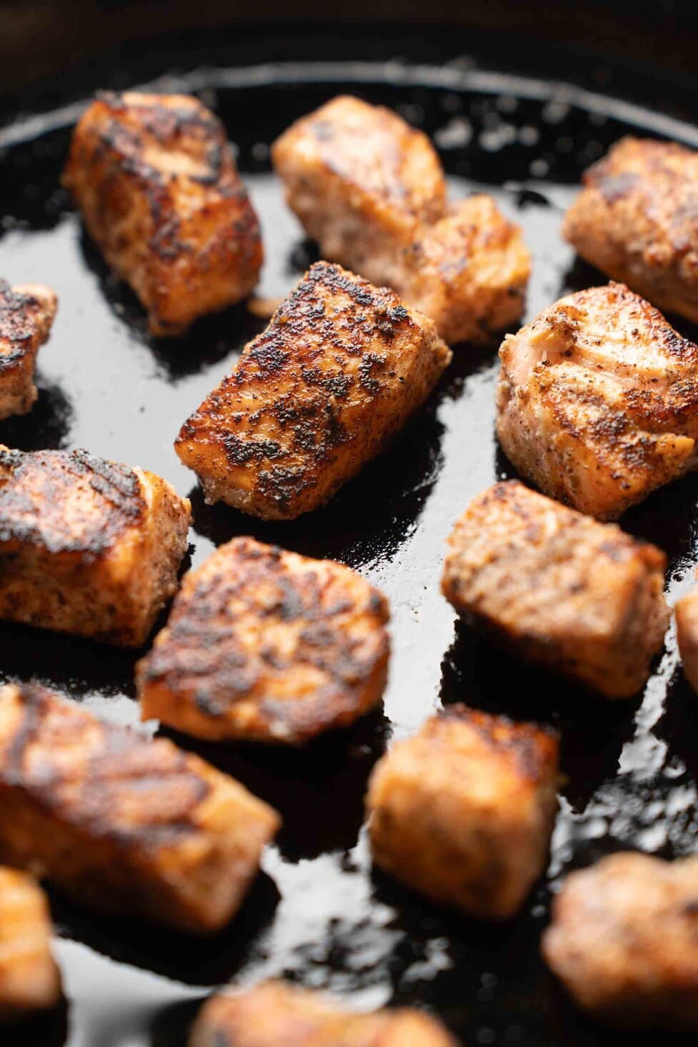 Pan-Fried Salmon Bites