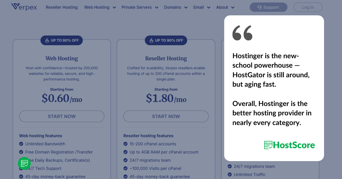 Hostgator vs Hostinger: Which Is the Better Host?