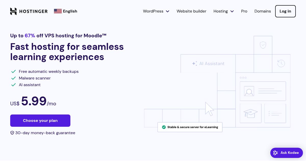 Hostinger for LMS Hosting