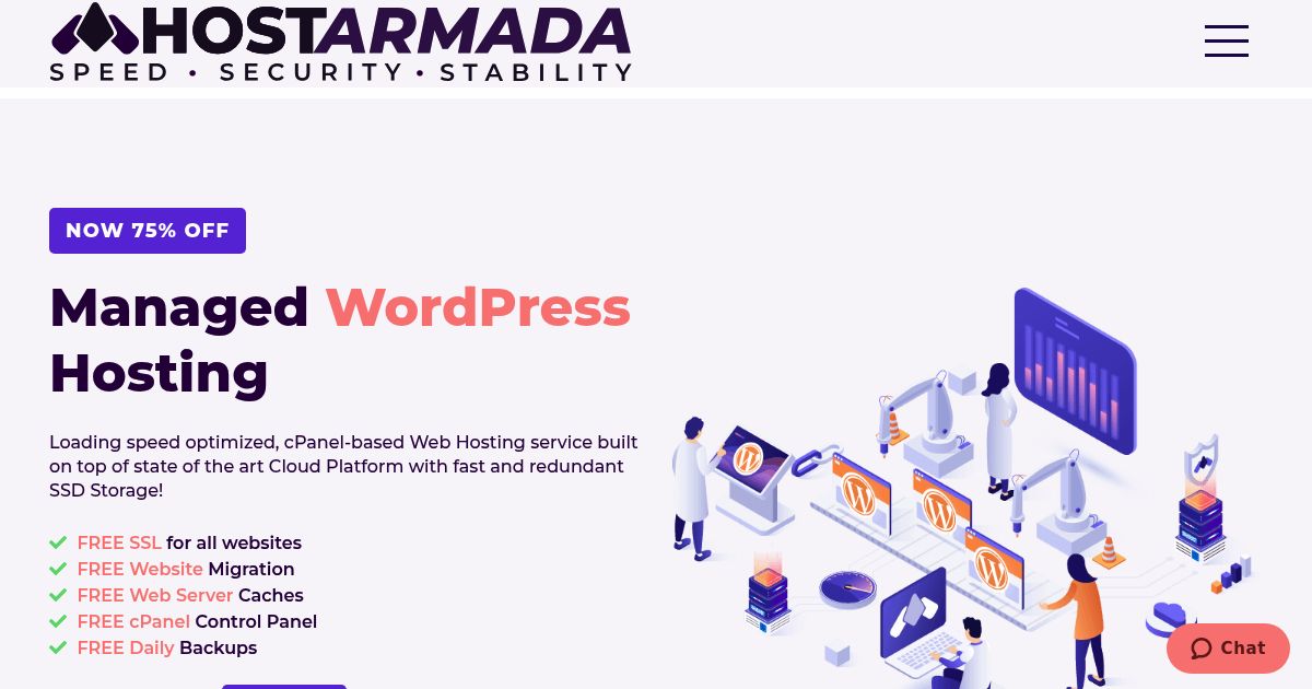 HostArmada WordPress Hosting
