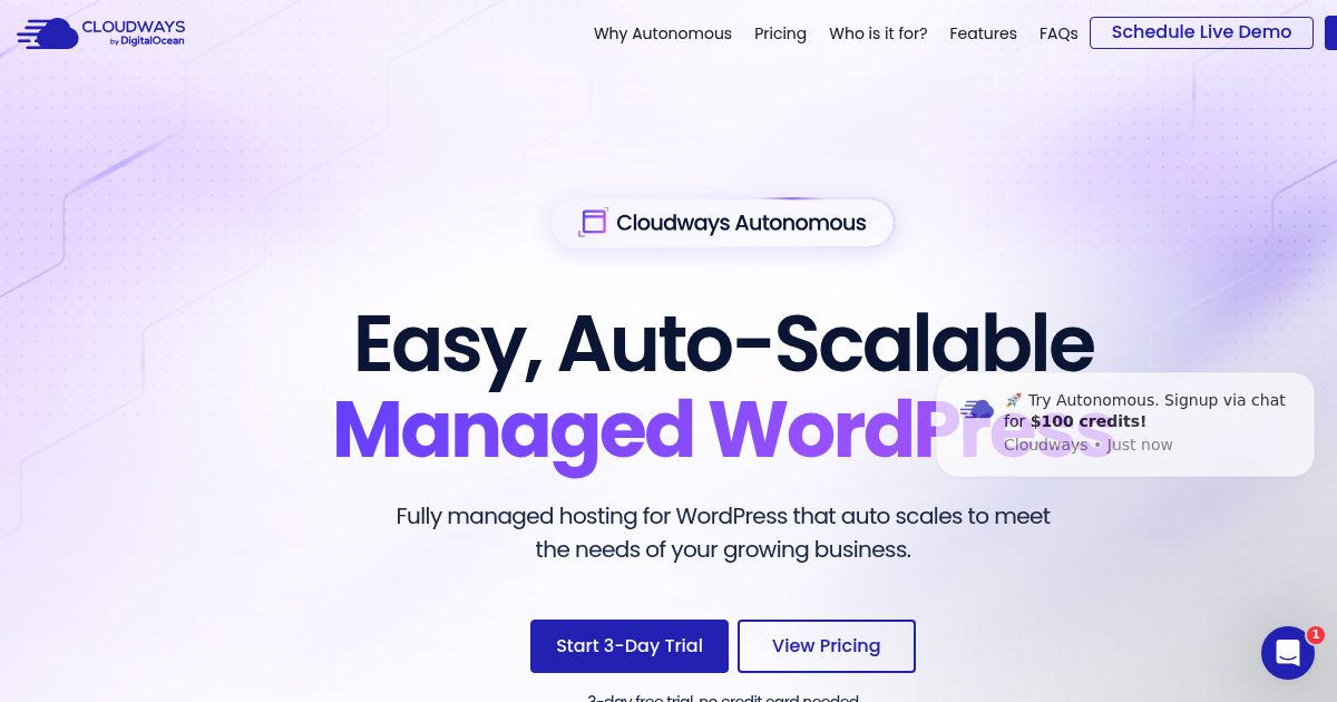Cloudways Autonomous