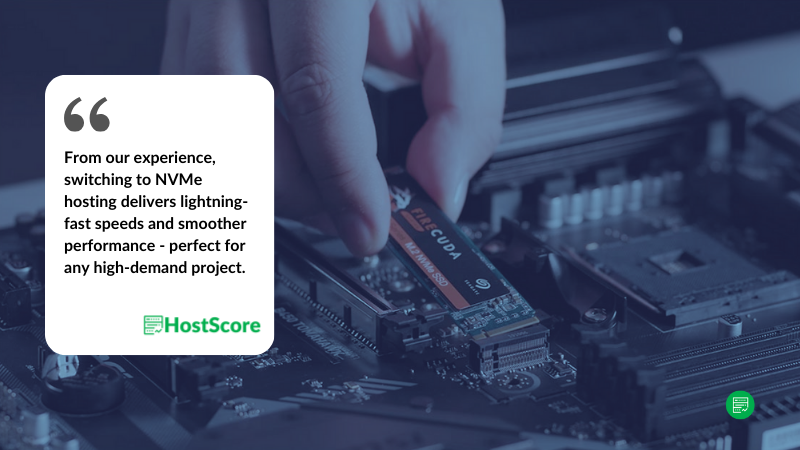 Best NVMe Hosting for Performance-Driven Website