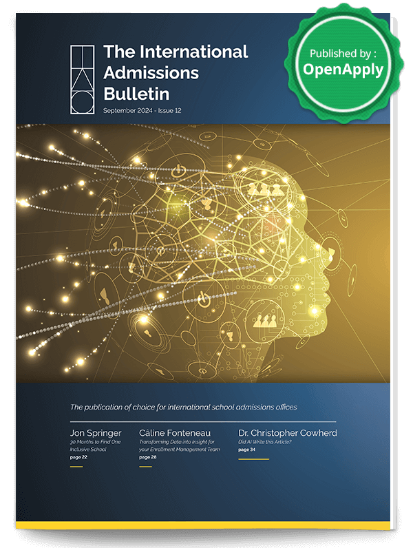 International Admissions Bulletin: Issue 12