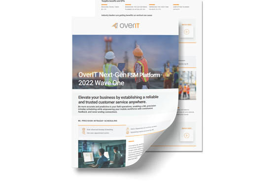 Brochure OverIT Next-Gen FSM Platform 2022 Wave One