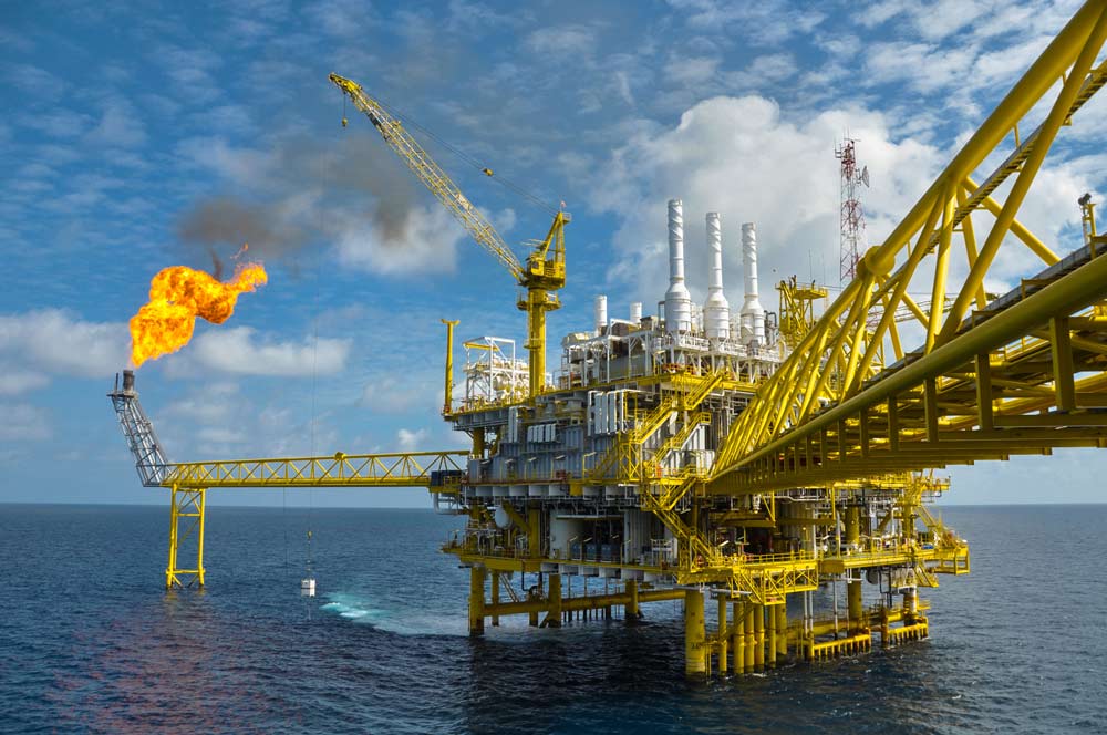 oil and gas industry sea platform