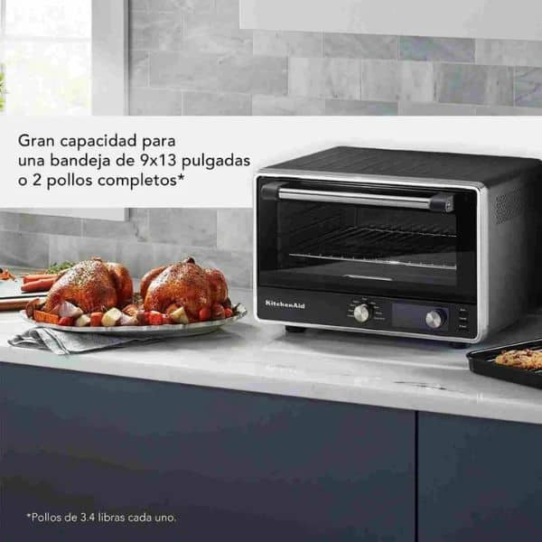 Horno de Convección KitchenAid KCO124 con Freidor 21 Litros