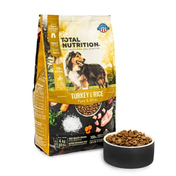 Alimento Total Nutrition Pavo y Arroz para Perros