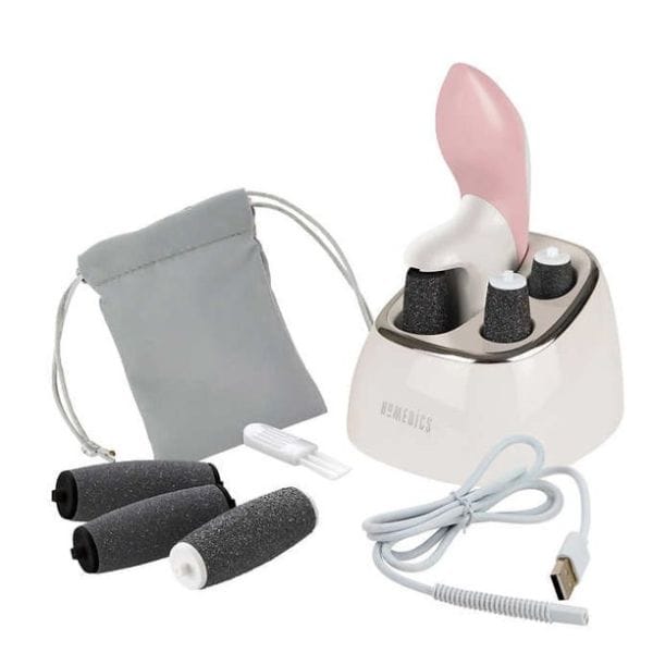Kit Homedics Removedor de Callos SoftSilk Recargable