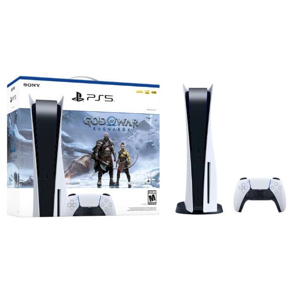 Consola Sony PS5 Disco con Juego God of War Ragnarök Bundle
