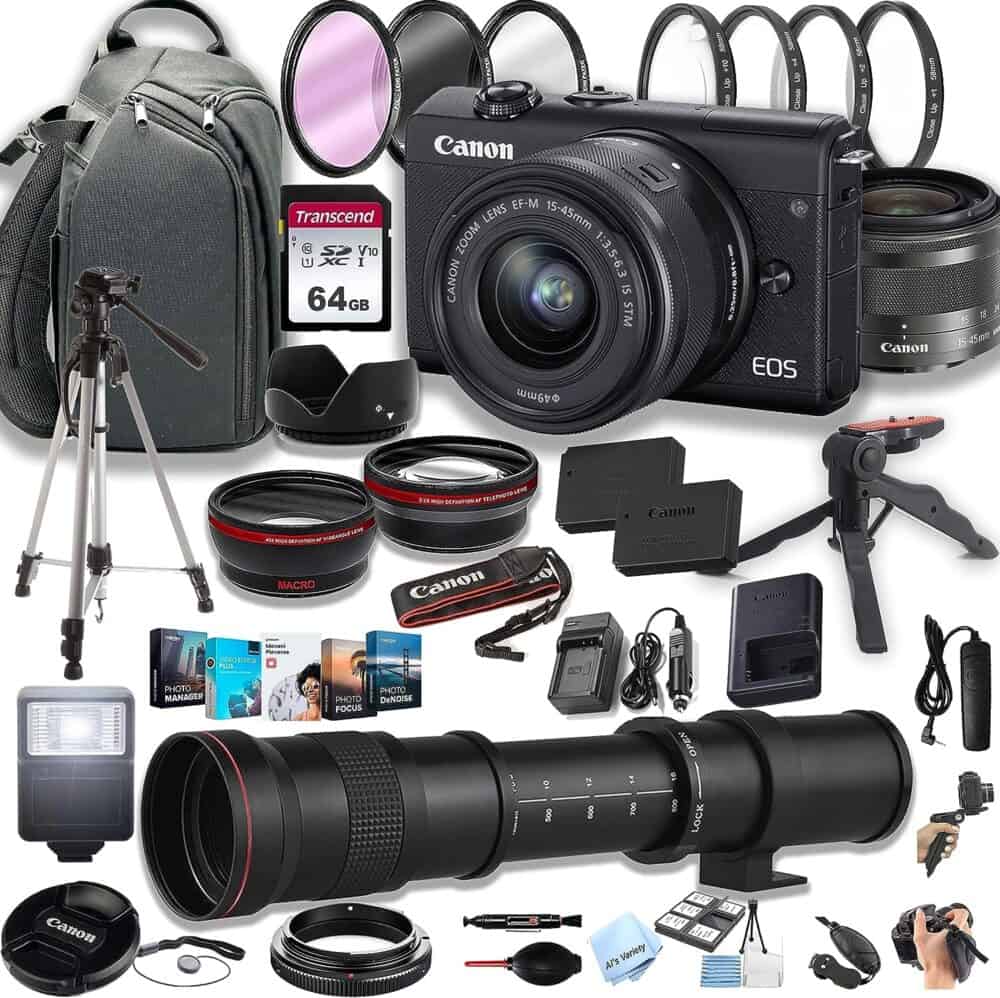 Kit Canon EOS M200 42 Piezas