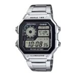 Reloj Casio AE-1200 Digital – Correa de Acero Inoxidable