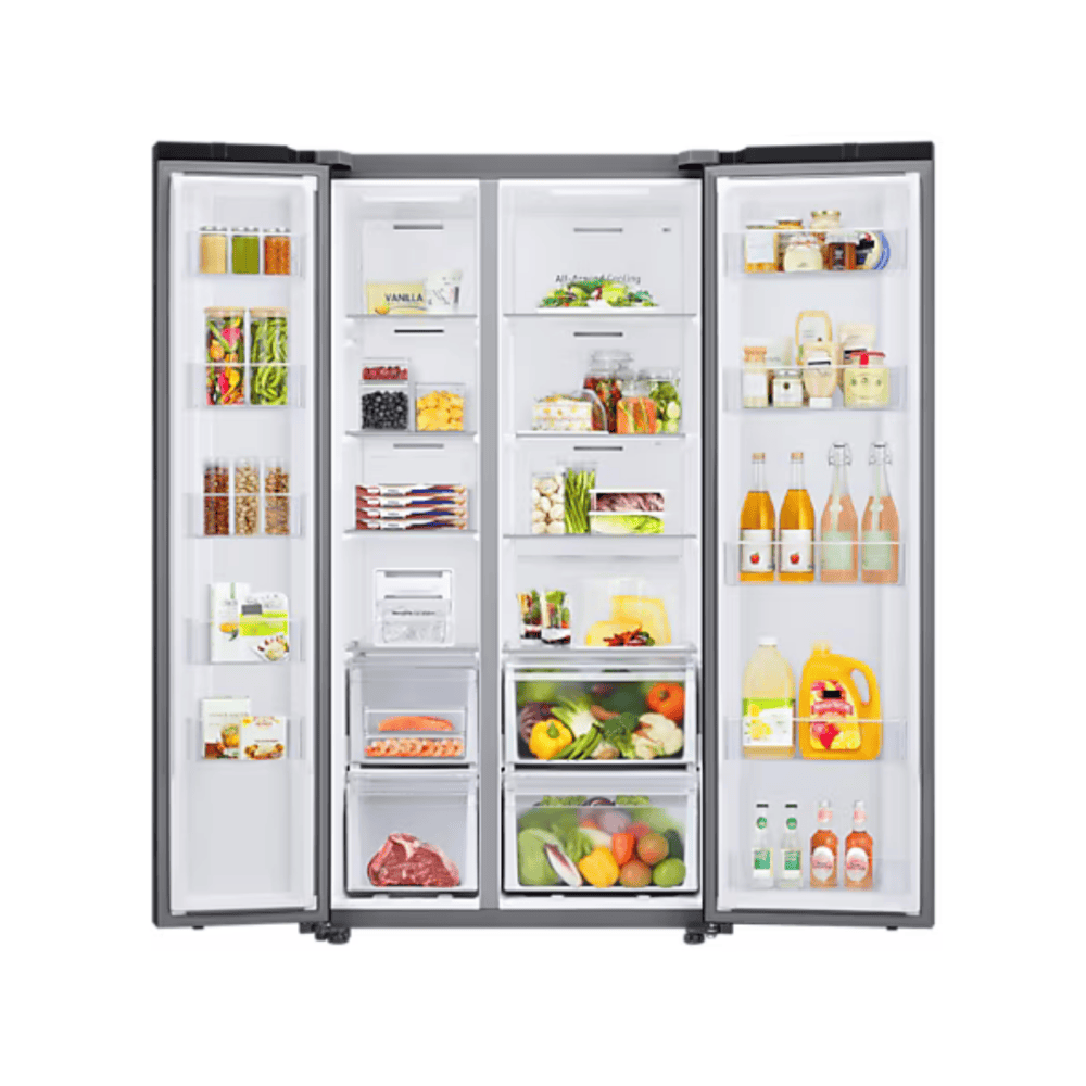 Refrigeradora Samsung 23 Pies, Bespoke Side by Side RS23CB70NA12AP