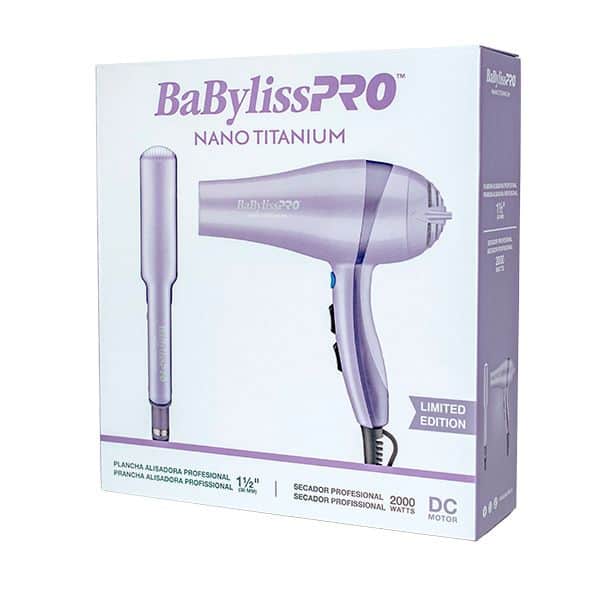 Kit BabyLiss Plancha Nano 1 1/2 + Secador 2000W EDI