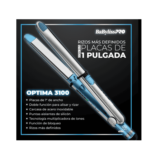Plancha BaByliss Nano Titanium Optima 3100