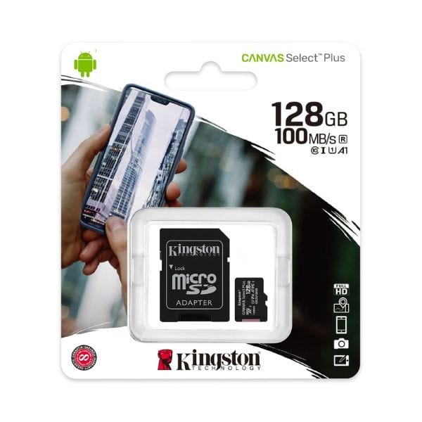 Tarjeta de memoria Kingston Canvas Select Plus microSD