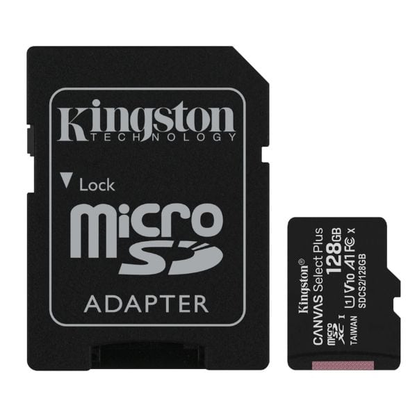 Tarjeta de memoria Kingston Canvas Select Plus microSD