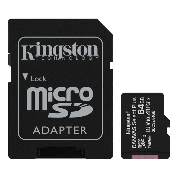Tarjeta de memoria Kingston Canvas Select Plus microSD