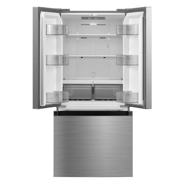 Refrigerador Midea French Door Plus Inverter Bru Steel 19 Pies