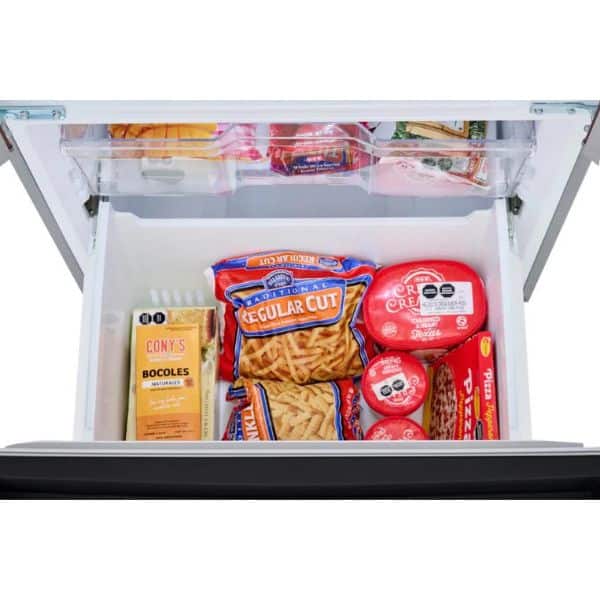 Refrigerador Midea French Door Plus Inverter Bru Steel 19 Pies