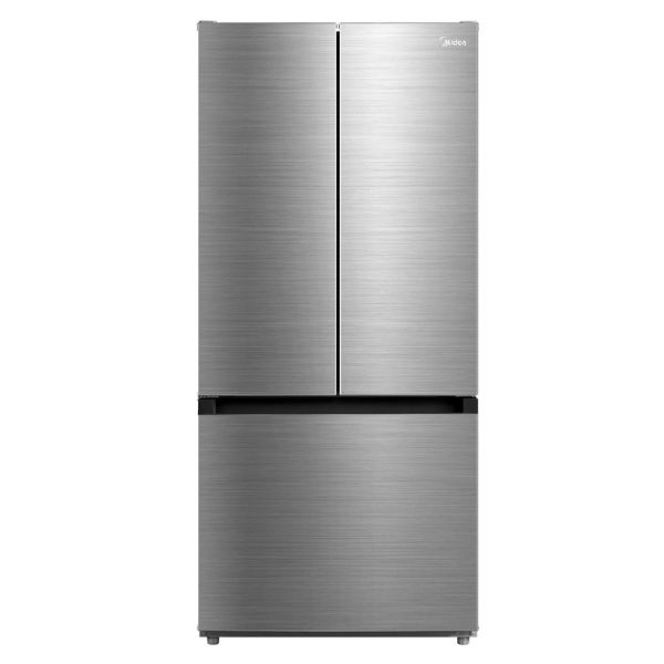 Refrigerador Midea French Door Plus Inverter Bru Steel 19 Pies