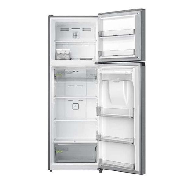 Refrigerador Midea Top Mount Smart Sensor Bru Steel 13 Pies